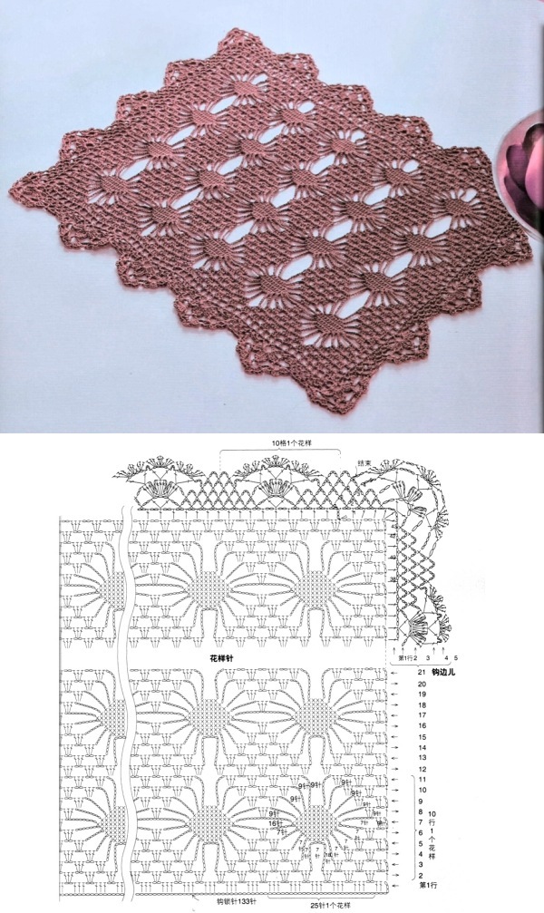 Passo a Passo: Como Fazer Sua Própria Toalha de Mesa de Crochê Retangular