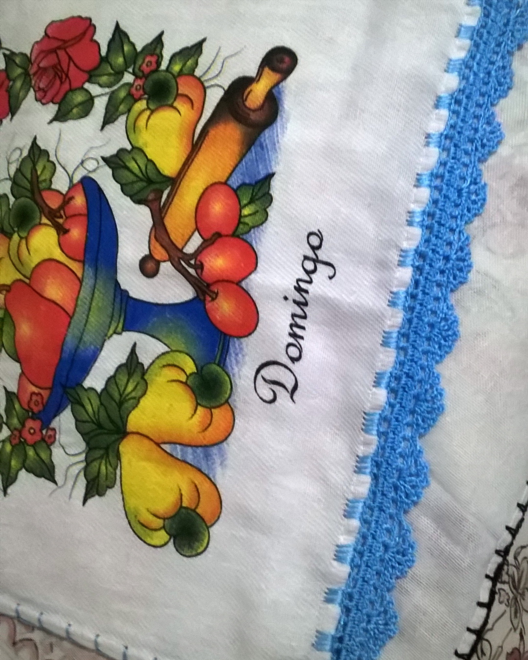 toalhinhas croche coloridas grafico