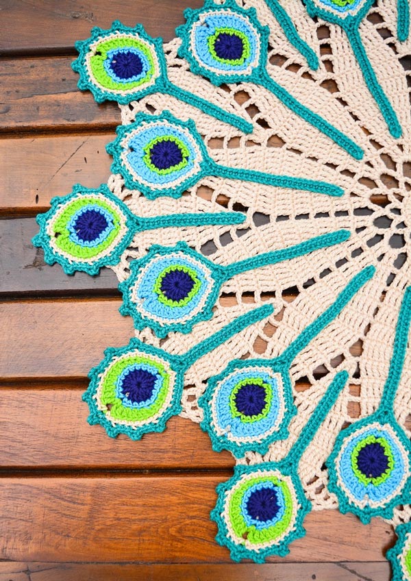 10 Gráficos de Crochê Gratuitos para Toalhinhas Redondas e Mandalas