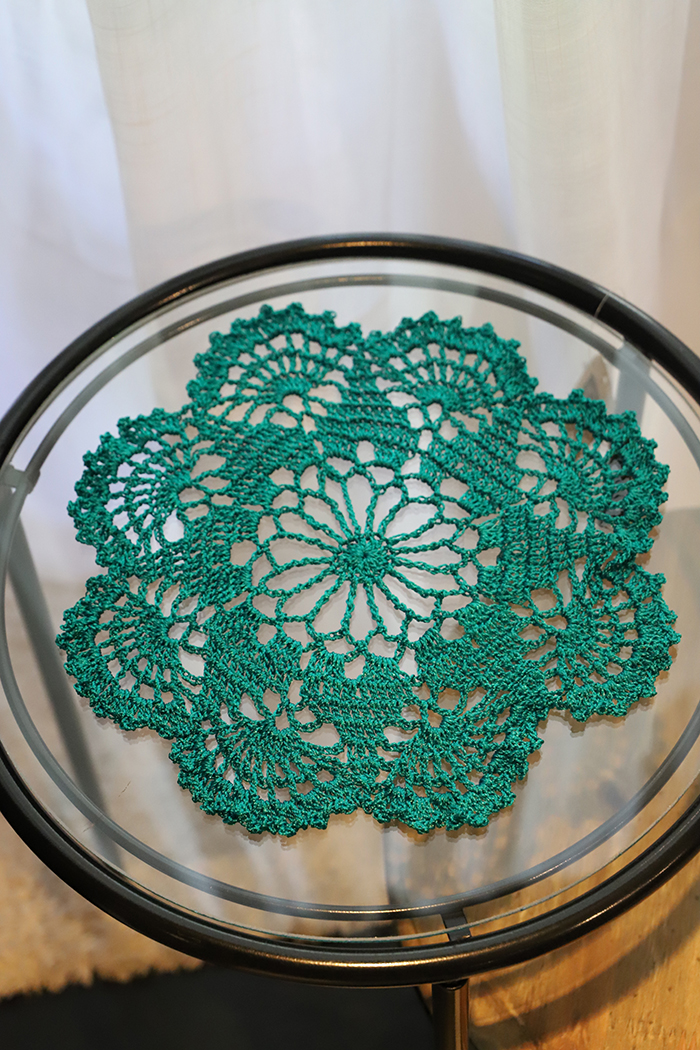 toalhinhas de croche para bandeja