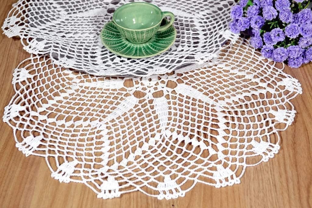 Decoração com toalhinhas de crochê: Ideias criativas para sua casa