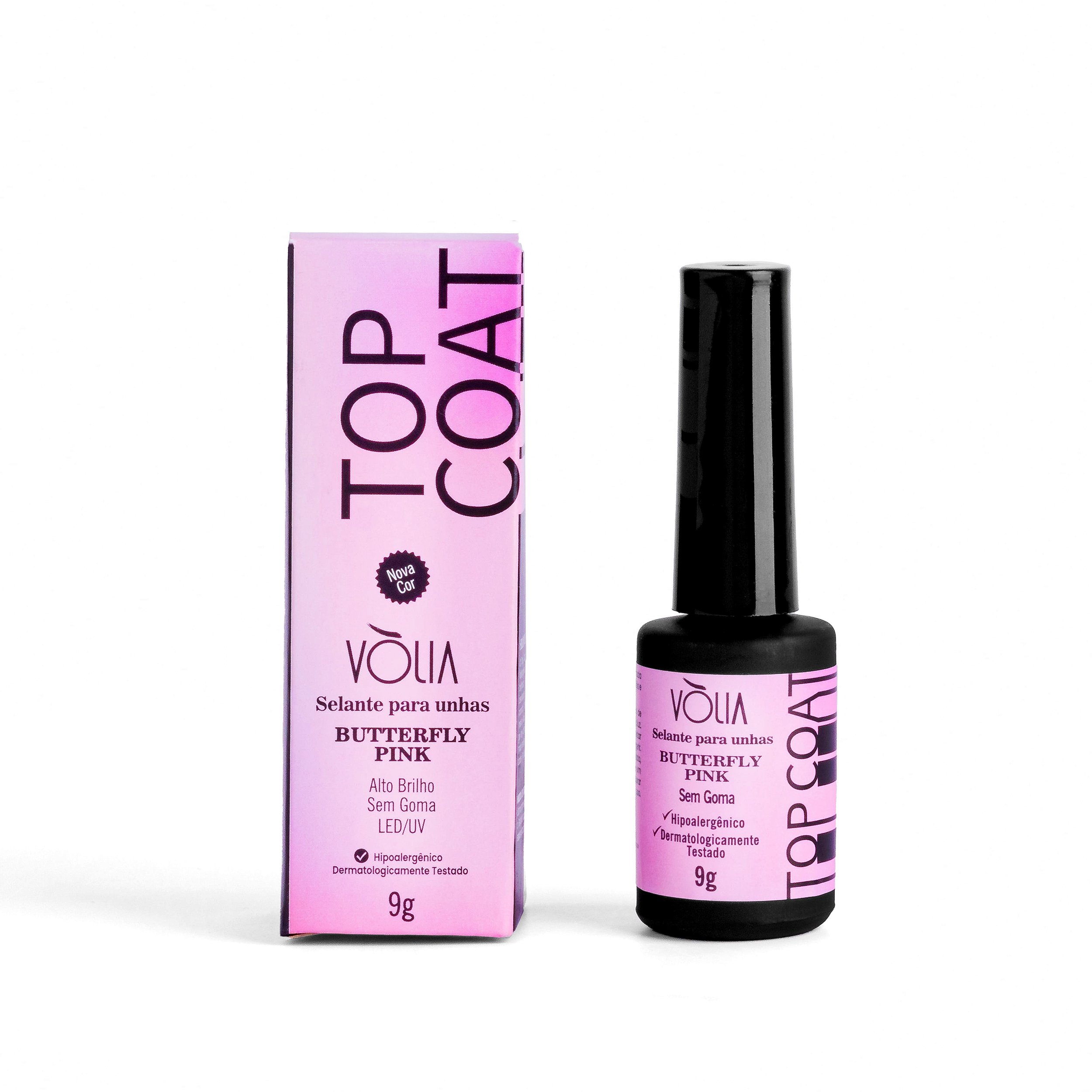 top coat para unhas naturais