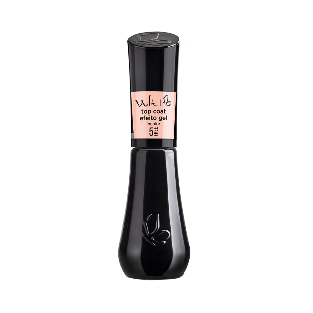 top coat para unhas com brilho