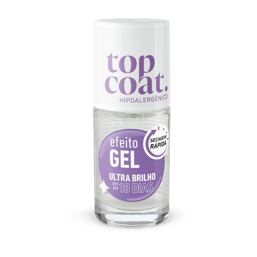 top coat de esmalte