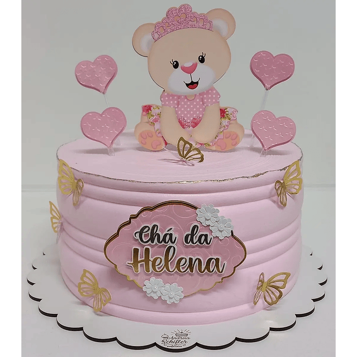 topo de bolo cha de bebe para imprimir
