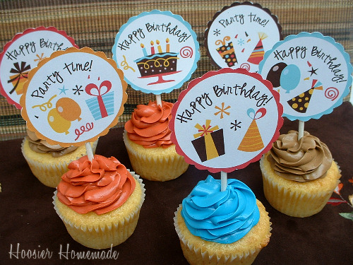 toppers cupcake