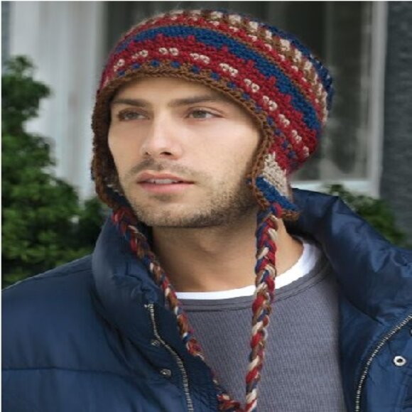 touca de croche masculina