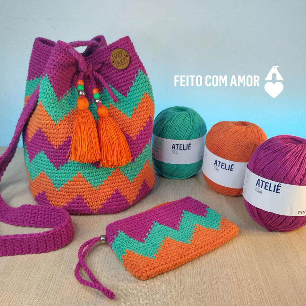 trabalho de croche em barbante