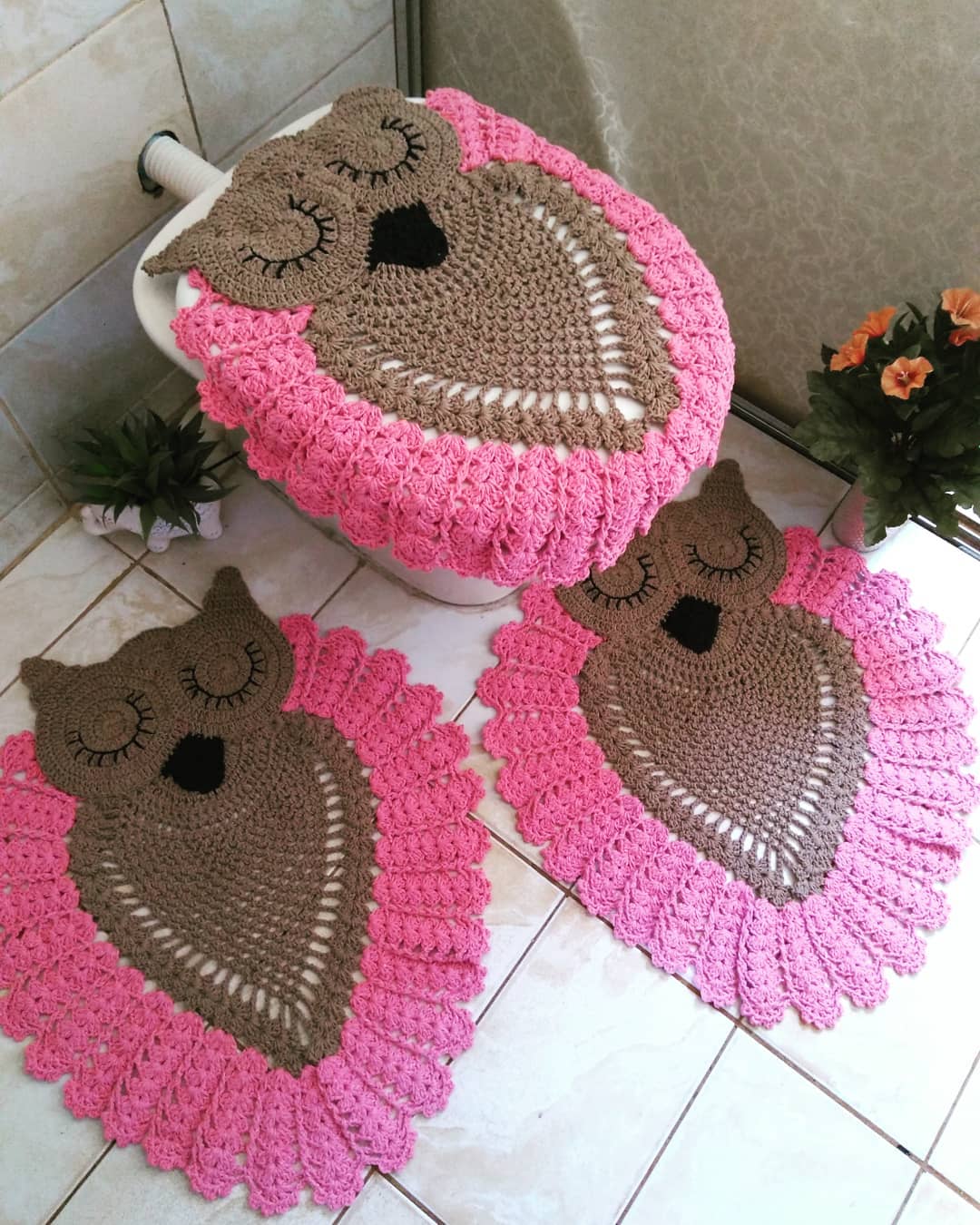 trabalho de croche em barbante