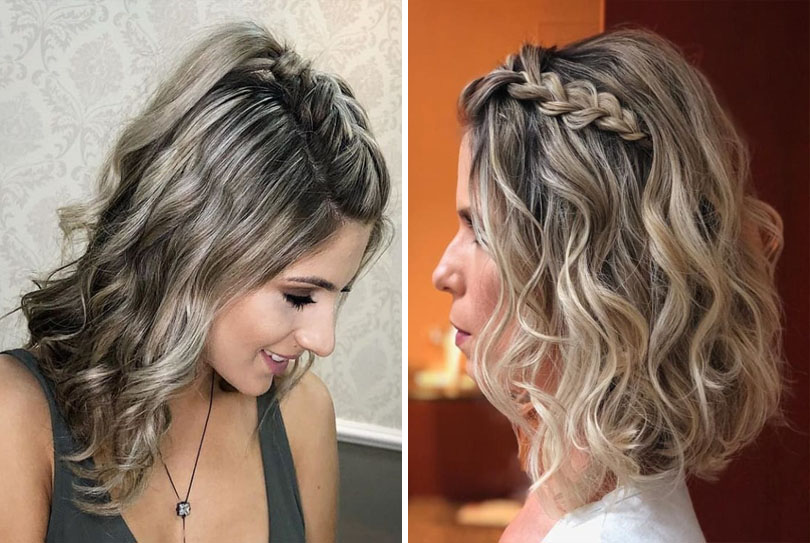trança em cabelo chanel