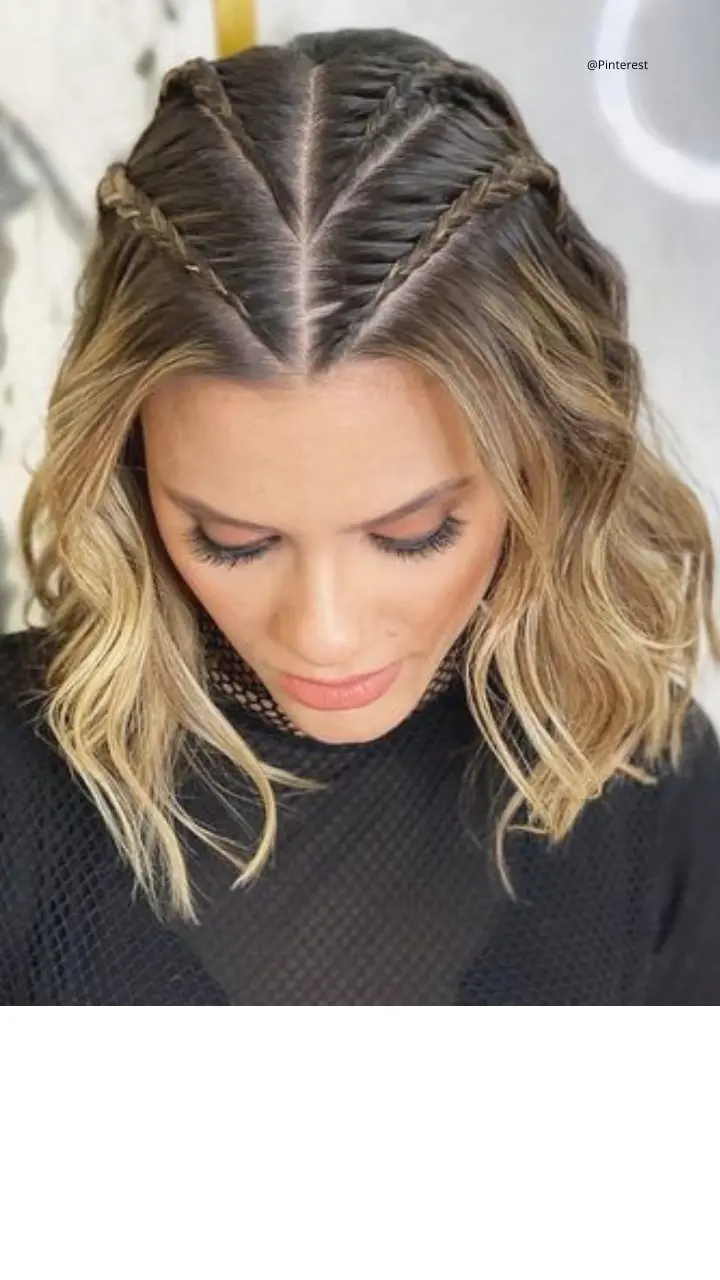 box braids cabelo curto com extensões