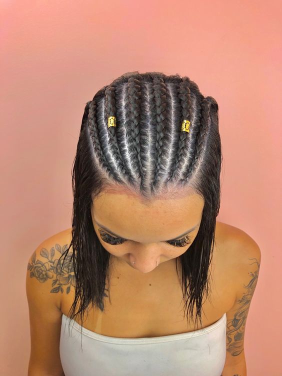 trança rápida cabelo liso