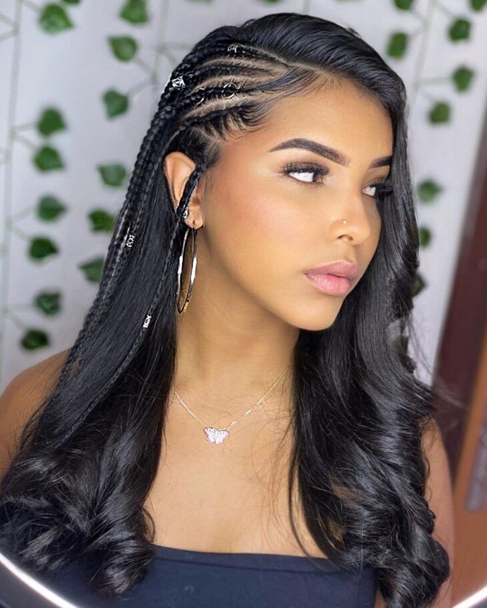 ideias de tranças cabelo liso