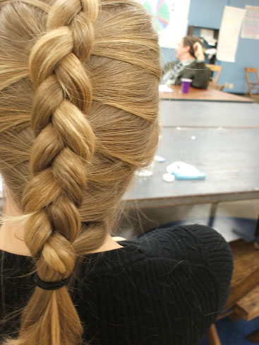 penteados com trança para cabelo liso curto