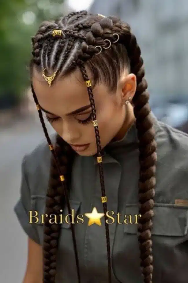 penteado afro boxeadora nagô