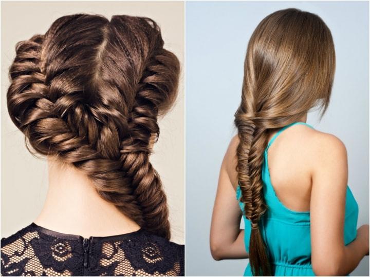 trança solta cabelo médio