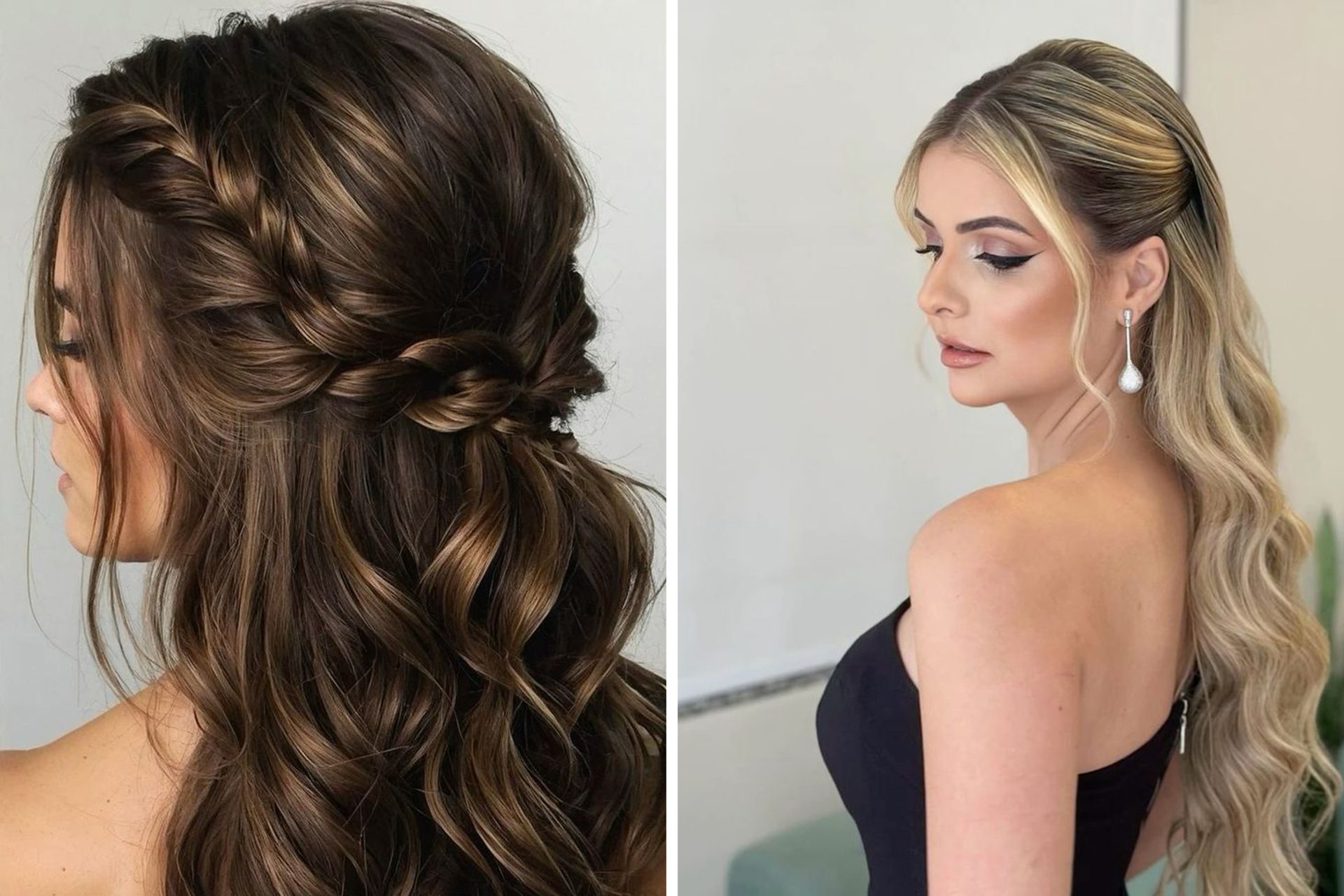 penteado trança solta fácil