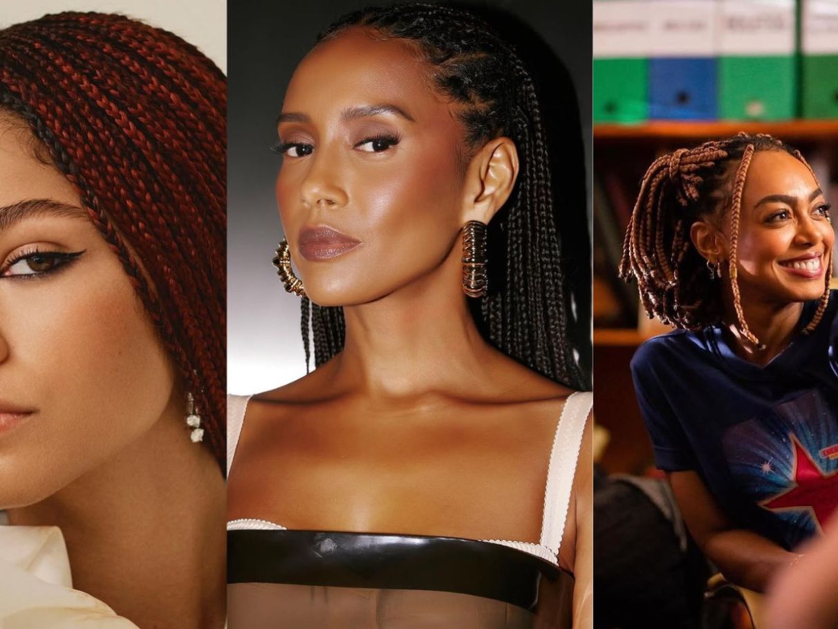 box braids vs knotless braids qual a melhor