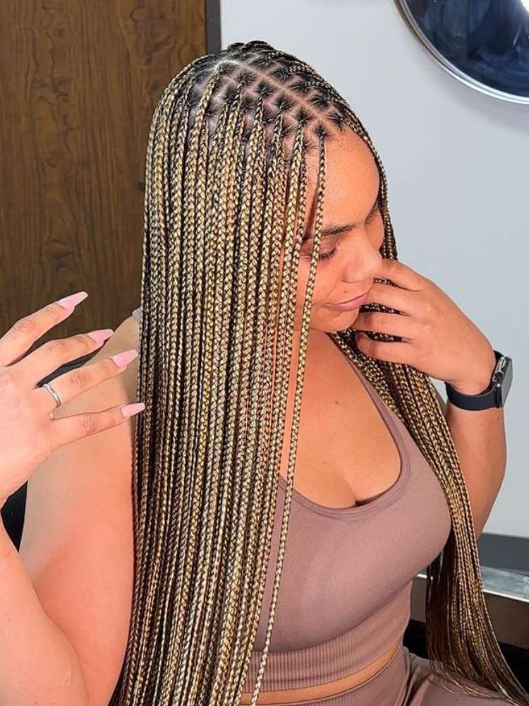 box braids vs knotless braids qual a melhor