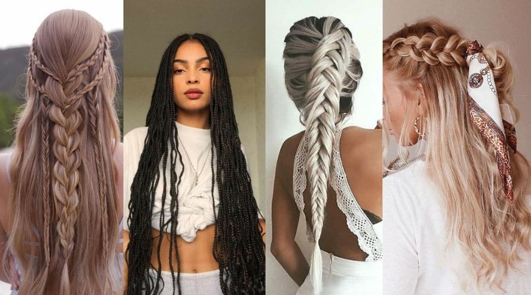 inspiração de tranças femininas delicadas para casamento