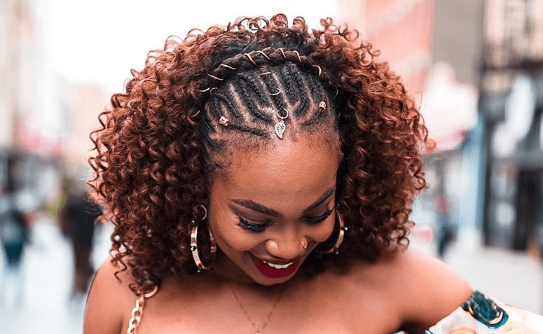 inspiração tranças nagô geométricas