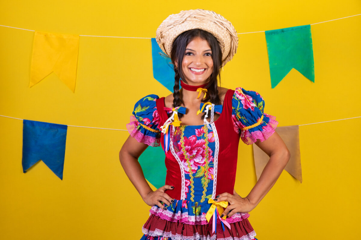 tranças para festa junina