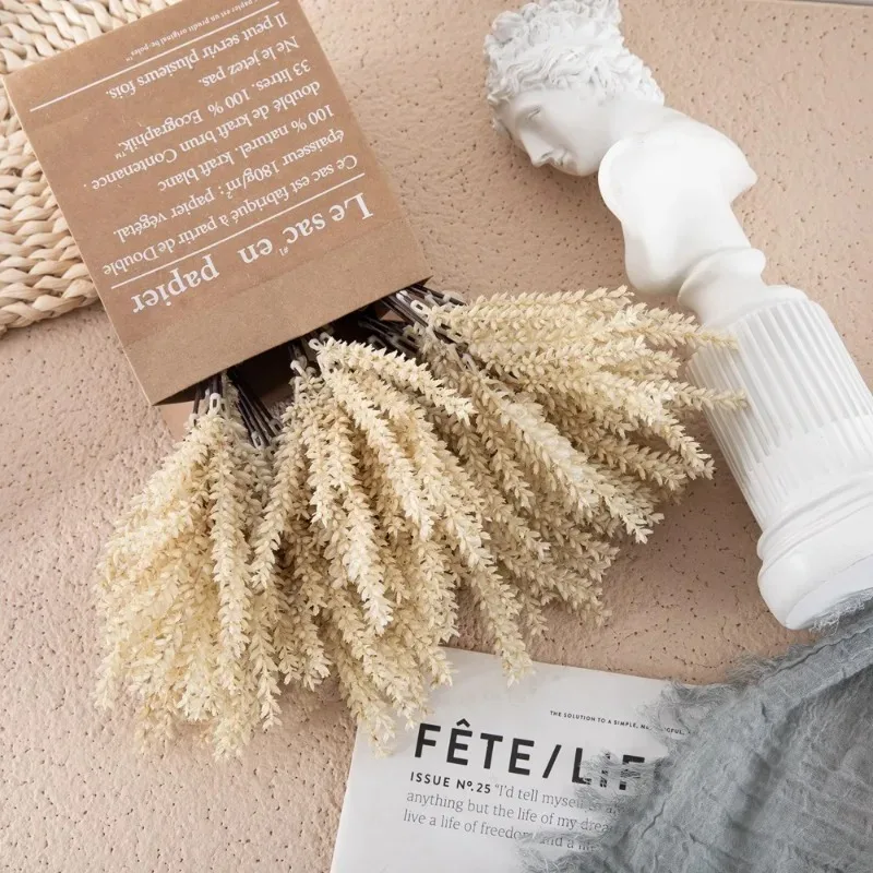 trigo artificial ou natural qual melhor decoração