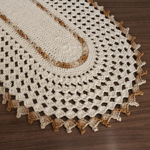 Crochê de Luxo: Usando Fio Encanto em Trilhos de Mesa Sofisticados