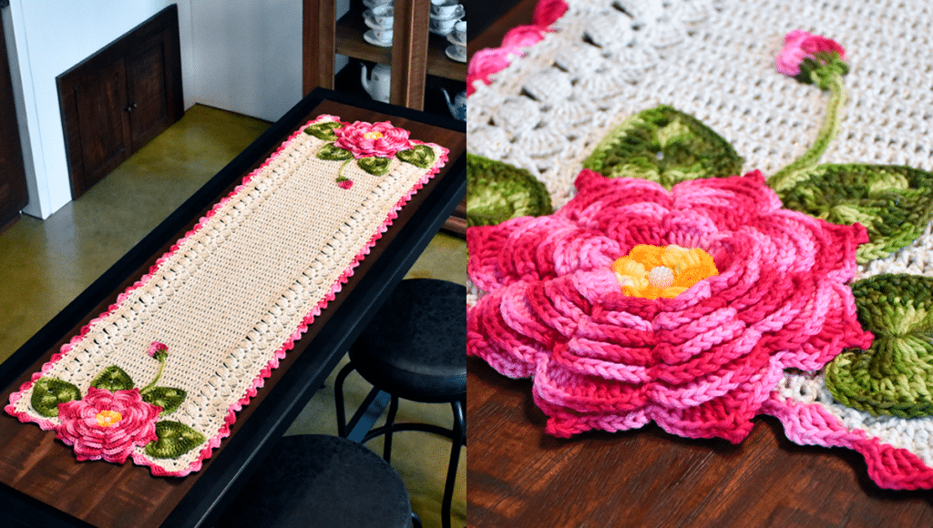 Trilho Ipanema em Crochê: Elegância e Brilho para Sua Decoração