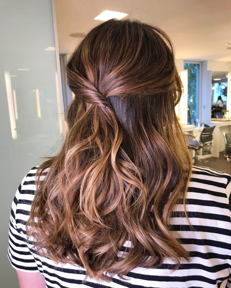 penteados para cabelo médio