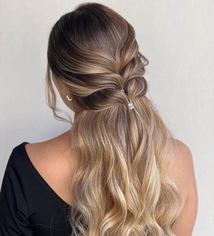 penteados para cabelo médio