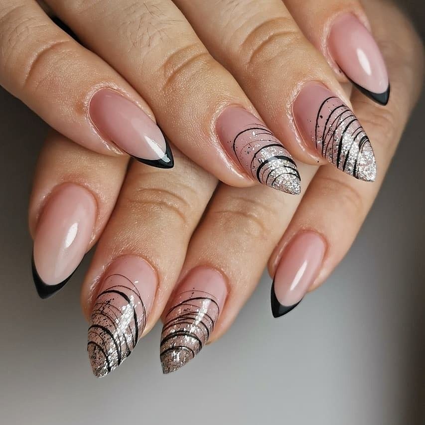 unha amendoada francesinha vs unha stiletto francesinha