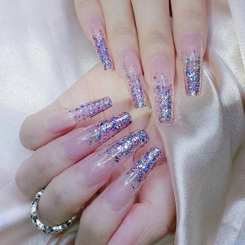 unha bailarina em gel