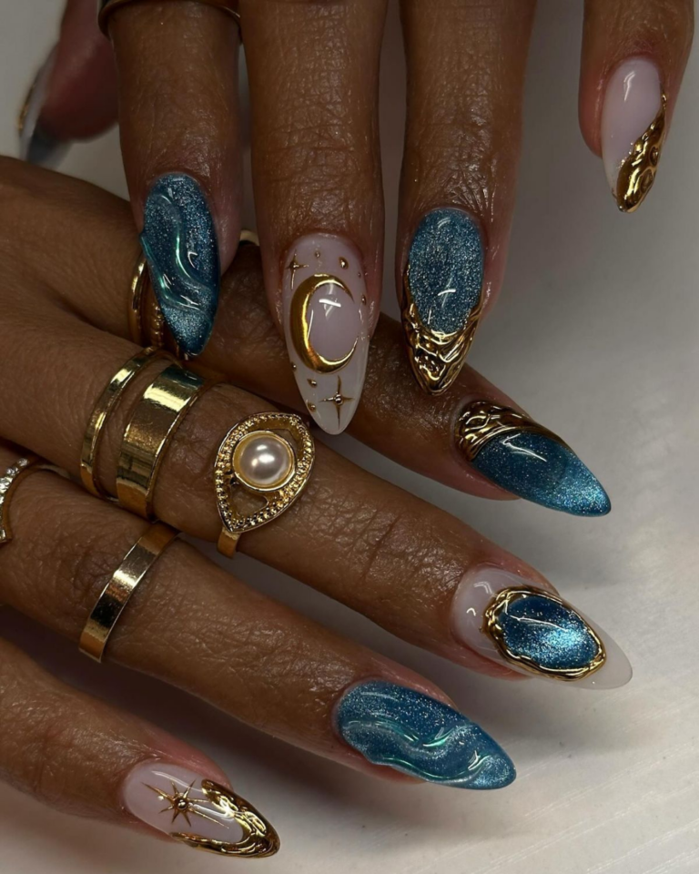 francesinha em v unha amendoada passo a passo