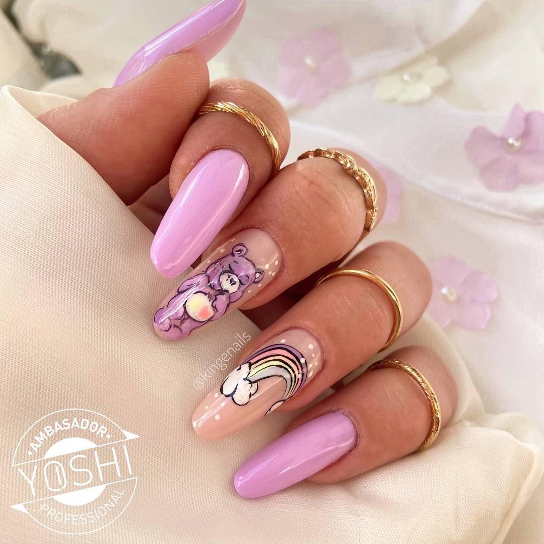 unhas postiças infantis vs esmalte tradicional