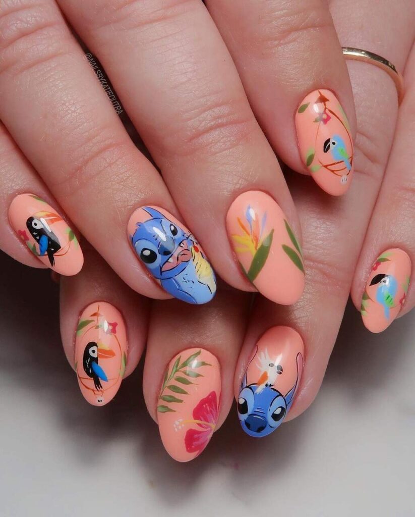 unha decorada infantil facil