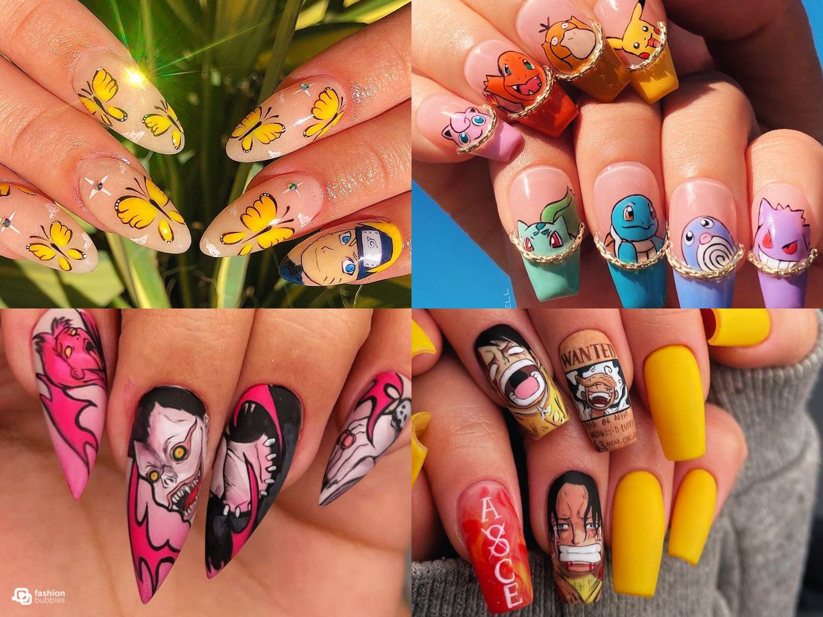 unha decorada kimetsu
