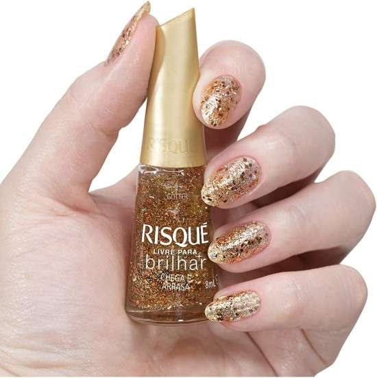 ideias criativas de unhas decoradas para o réveillon