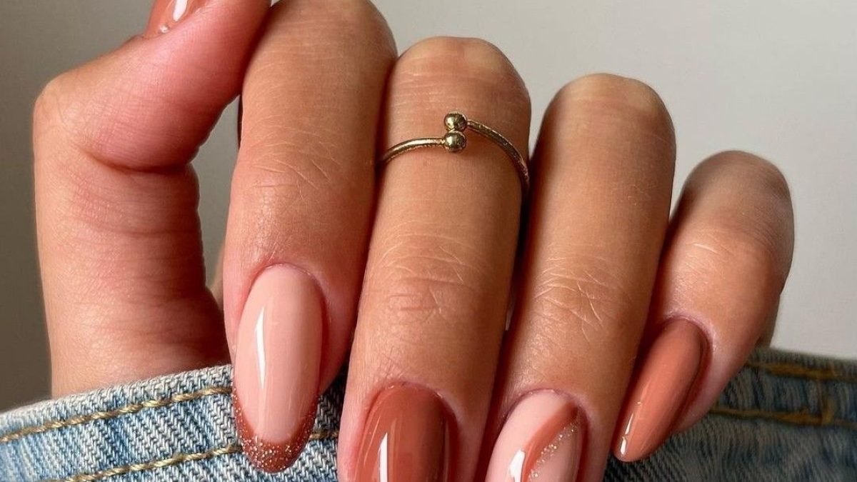 unha decorada simples amendoada