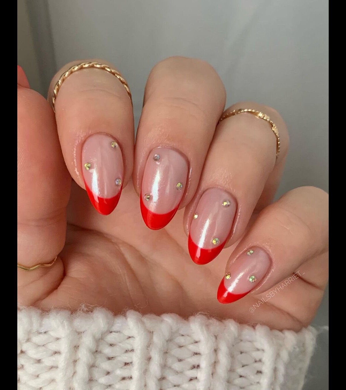 Unhas de Gel Vermelhas: Durabilidade e Estilo com Efeito Encapsulado