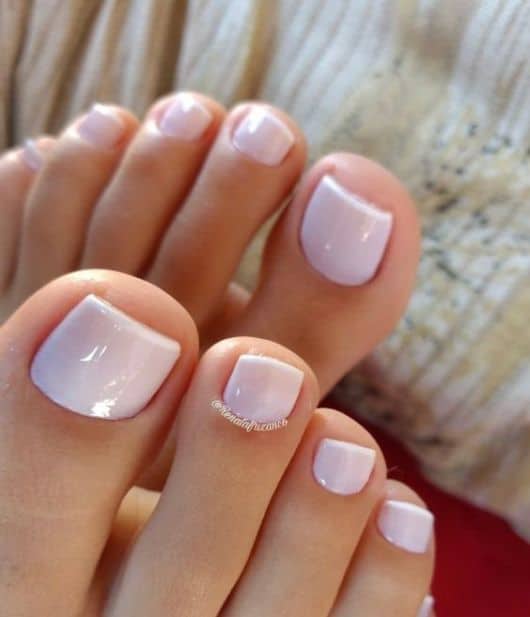 esmaltação clara sem manchas