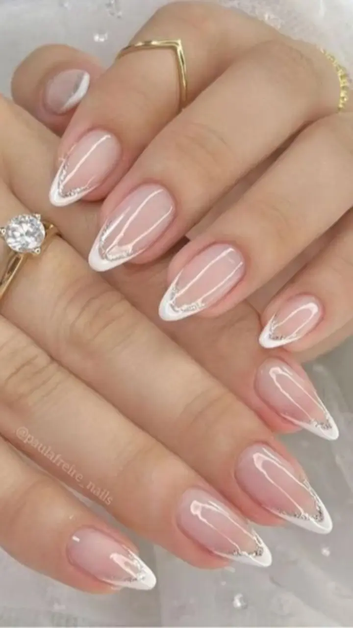 francesinha invertida em gel (moon nails)