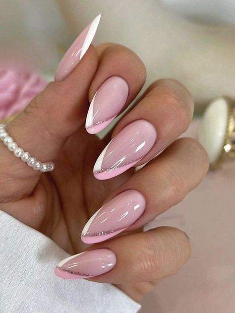 unhas em gel baby boomer