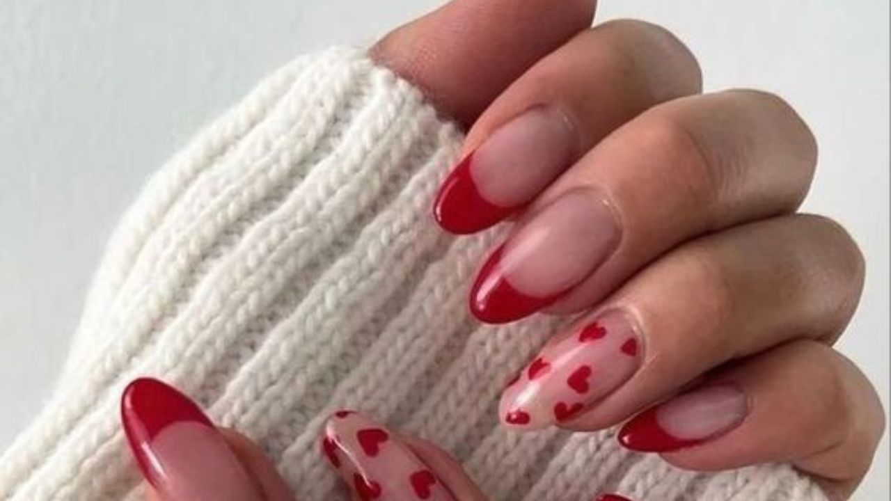 como aplicar esmalte em gel vermelho em casa