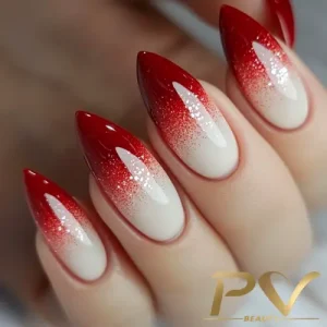 como aplicar esmalte em gel vermelho em casa