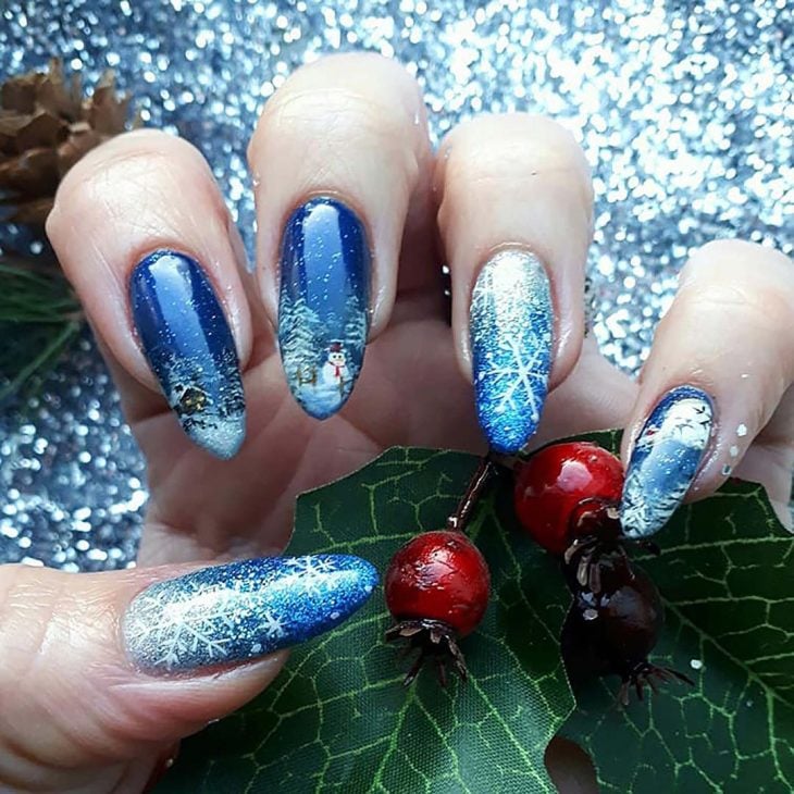 unha francesa natal gel