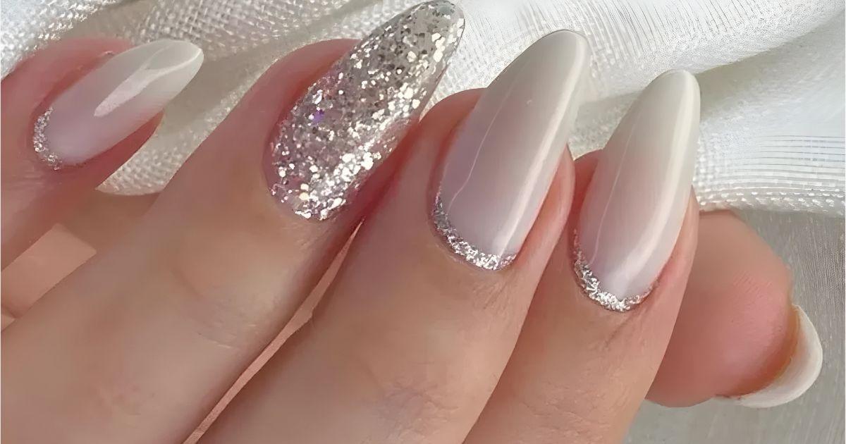 unha noiva rosada gel