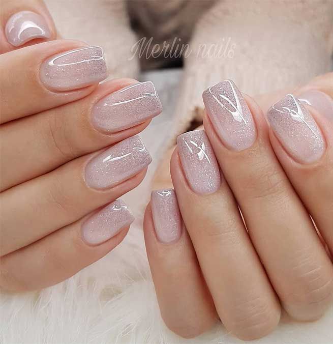 unha noiva com pedrarias gel