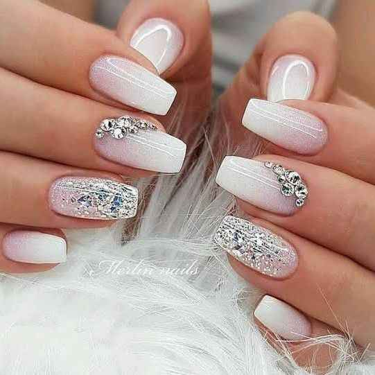 unha noiva decorada gel