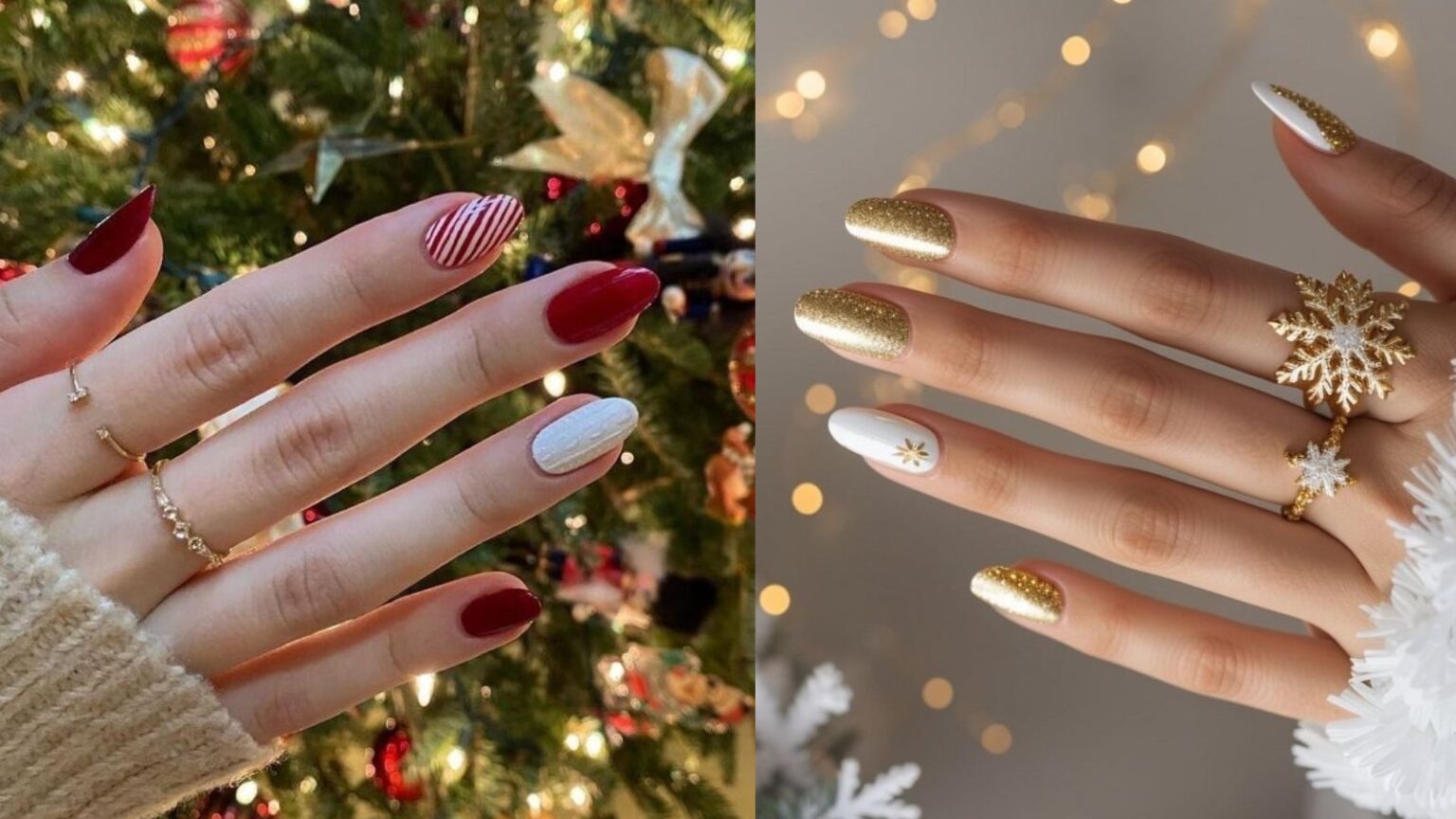 unhas postiças vs unhas em gel para o natal qual escolher